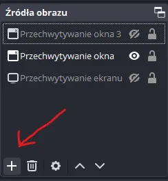 Dodawanie źródła w OBS